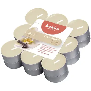 Bolsius True Scents Vanille Theelichtjes 18 stuks
