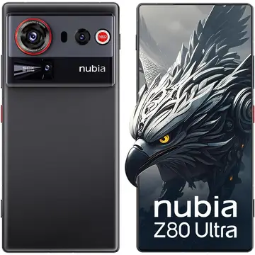 nubia Z80 Ultra 5G Unlocked Android Phone, Snapdragon 8 Elite Gen 5, 50MP AI Triple Camera, 80W Wireless Charging, 6.8" 144Hz AMOLED Full Screen, Gaming Smartphone