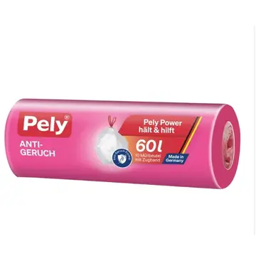 Pely Zugband-Beutel 60l Anti-Geruch 10 St