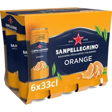 San Pellegrino Boissons pétillantes à l'orange - 6 x 33 cl