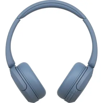 Sony WH-CH520 kabellose Bluetooth-Ohr-auf-Kopfhörer, hohe Klangqualität, leichter Design, bis zu 50 Stunden Akkulaufzeit, Schnellladefunktion, EQ, klare Anrufqualität, für iOS und Android, blau