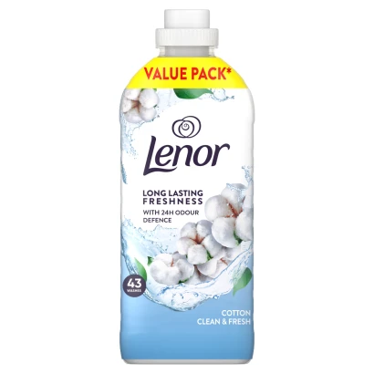 Lenor Fabric Conditioner 43  Washes, Cotton Clean & Fresh