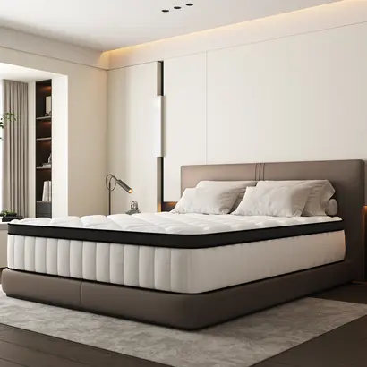 EGO HOME Matrastopper, 140 x 200 cm, 7 cm hoogte, hardheid H2, met 7 zones, koudschuimkern, Öko-Tex gecertificeerd, matrasoplegger 140 x 200 cm, voor boxspringbed en slaapbank