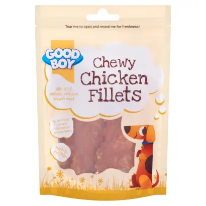 GOOD BOY CHICKEN FILLETS 70G