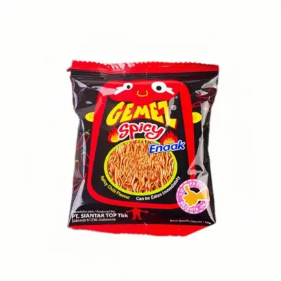 GEMEZ Enaak crispy instant noodle spicy flavour 14g  Gemez小鸡火辣干脆面14g