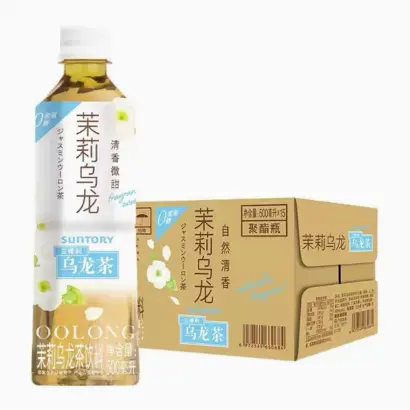 Suntory Jasmine Sugar-Free Oolong Tea drink 500ml 三得利茉莉无糖乌龙茶 500ml*1瓶