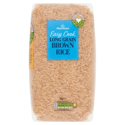 Morrisons Brown Long Grain Rice 1kg