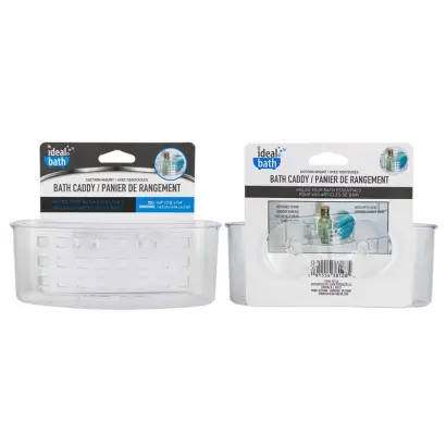 Ideal Home Bath Caddy w/ Suction Cup