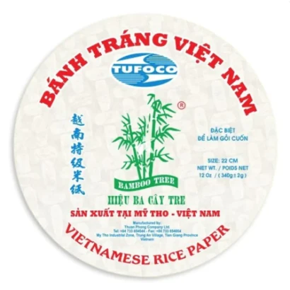 Bamboo Tree Rice Paper 22cm 340g 越南春卷米纸