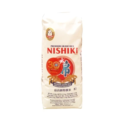 NISHIKI RICE MUSENMAI (MEDIUM GRAIN) 2.5KG 锦字免洗米 2.5 公斤