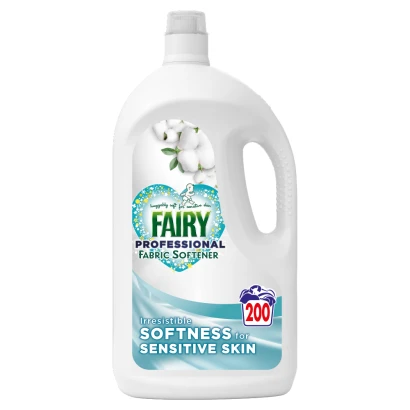 Fairy Non Bio Professional Fabric Softener Sensitive 4L, 200 Washes