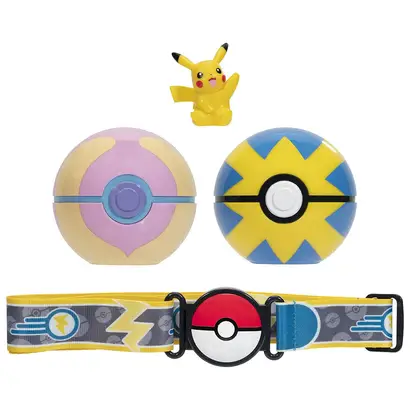 Pokemon Portable Carry Case - Transforming Backpack With Battle Launcher & Pikachu Figure