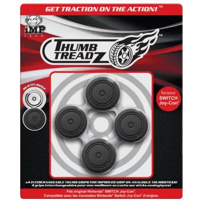 iMP - Thumb Treadz - Thumb Grips (4pcs) - Black (Switch)