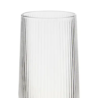 Eldon Set of Four Ribbed Hi Ball Glasses