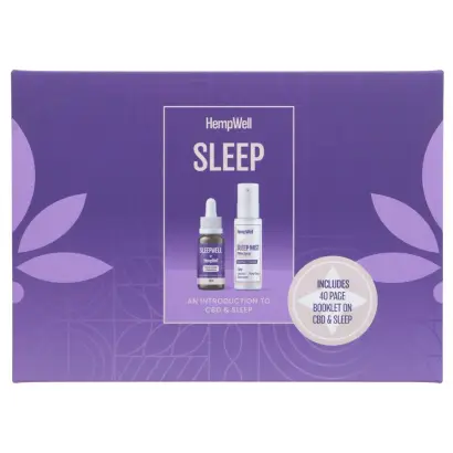HEMPWELL - CBD & Sleep Starter Pack - 2000mg CBD Oil, Pillow Mist