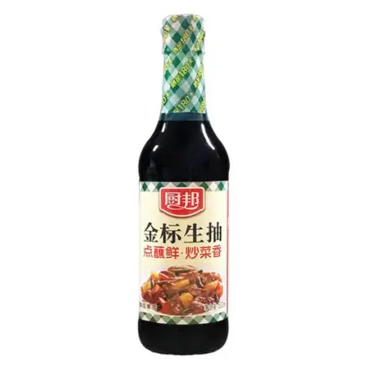 Chu Bang Golden label Light Soy Sauce 500ml  厨邦酱油金标生抽500ml