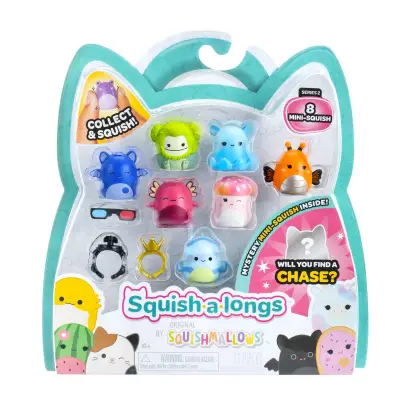 Squishmallows Squishalongs Collectable Figures 8 Pack Wave 2 (Style 2)