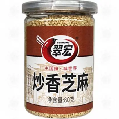 Fried Sesame 80g/bottlr  炒香芝麻 80g/瓶