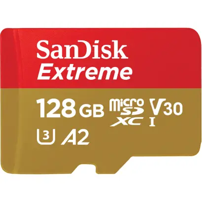 SanDisk Extreme microSDXC 128GB + SD Adapter