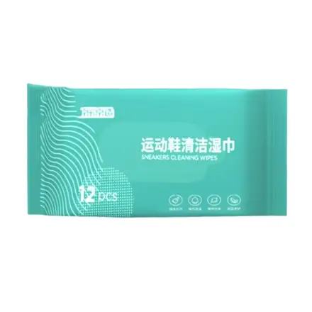 ochama×J.ZAO Sports Shoe Cleaning Wet Wipes - 12 Sheets x 6 Packs - Shoe Cleaning Wet Wipes - Magic Wipes for White Shoes - Wash-free