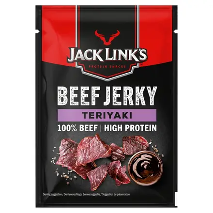 JACK LINKS BEEF JERKY TERIYAKI CLIPSTRIP 25g