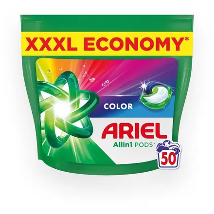 Ariel wasmiddel pods – Color All-in-1 | 50 wasbeurten