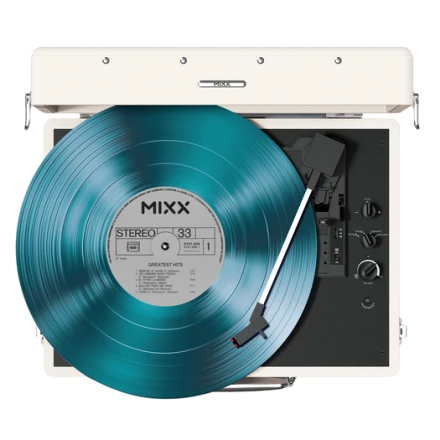 Mixx Revival 55 Retro Stereo Vinyl Record Player – Cream