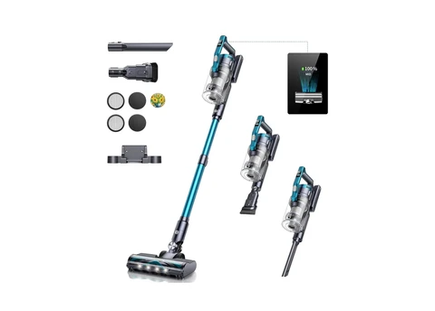 URAQT Draadloze Handstofzuiger 4-in-1 9000 PA - 120W Autostofzuiger Met LED Licht
