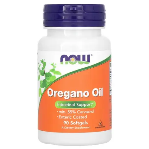NOW Foods Oregano Oil Digestive Enteric Coated - 90 Softgels