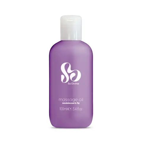 So Divine Sandalwood & Fig Sensual Massage Oil 100ml