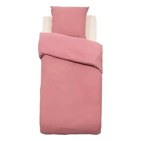 Lili-Bettwäsche 140 x 200 cm Antikrosa – 1 Stück – für Schlafzimmer zu Hause