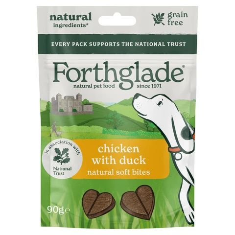 Forthglade Soft Bites Treats Chicken & Duck 90g