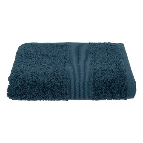 Atmosphera Serviette pour les mains Bleu Canard 50x90