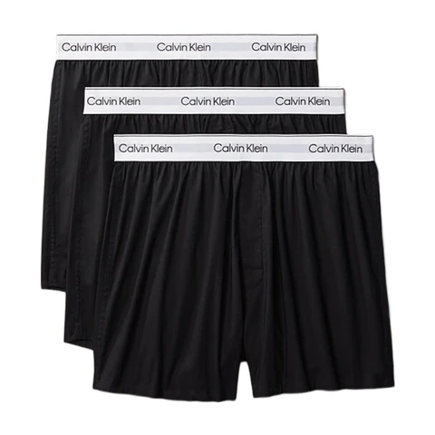Calvin Klein LV00NB4267 BOXER SLIM 3PK, UB1 Black L
