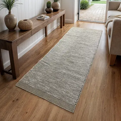 My Flair Teppich "Suzan" rechteckig creme 300 x 80 cm