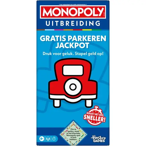 Hasbro Monopoly gratis parkeren uitbreiding - 2-6 spelers, 40 minuten