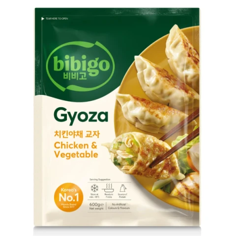 Bibigo Chicken & Veggie Gyoza Dumpling 600g 必品阁鸡肉素菜煎饺