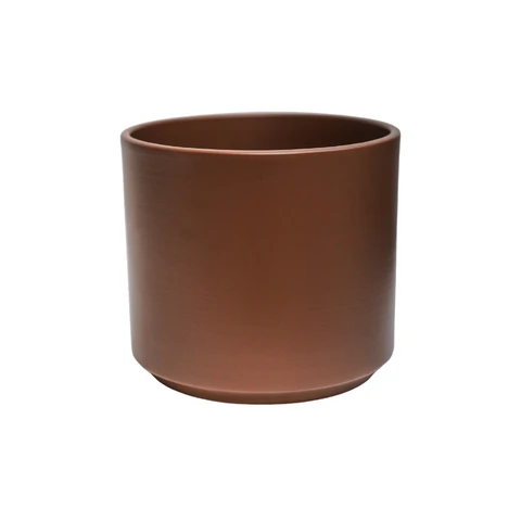 Prague Planter Mocha H13cm D13cm