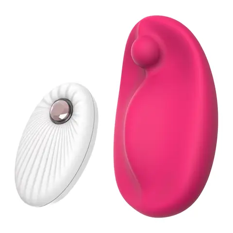 Moistor Smart Butterfly Vibrator - 21 Vibration Modes, IPX7 Waterproof, Wireless Remote, Quiet Design, Charming Peach Edition, YT013