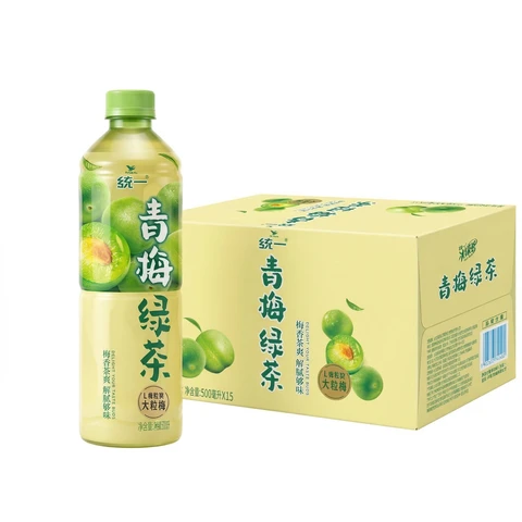 UNI Green Plum Flavour Tea Drink 15x500ml