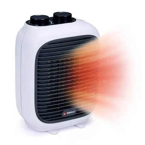 Alpina Radiateur Electrique Mobile PTC 230 V 1500 W