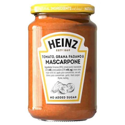 Heinz Tomato Mascarpone & Grana Padano Pasta Sauce 350g