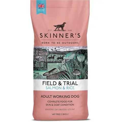 Skinners Field and Trial Salmon and Rice 2.5kg
