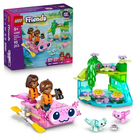 LEGO Friends 42681 Le bateau d’aventures axolotl