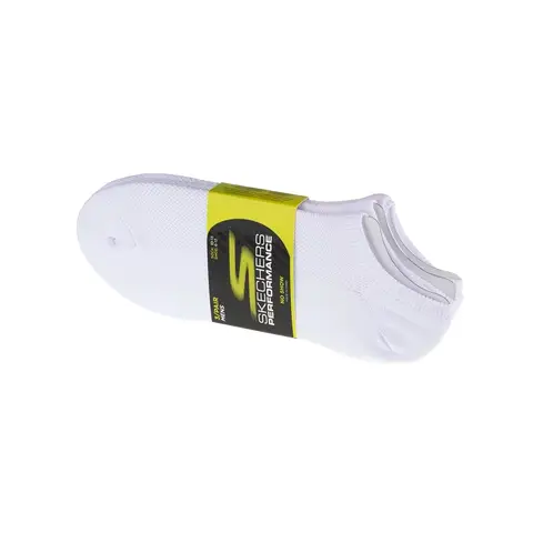 Skechers Socken 3er-Pack No-Show Stretch Socken Weiß 41-46