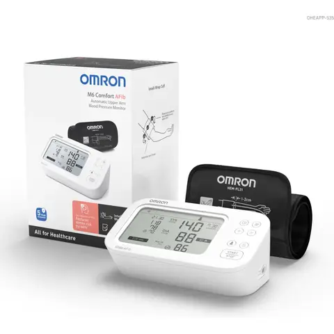 OMRON HEM-7380-E M6 Comfort AFib automatische bovenarm-bloeddrukmeter