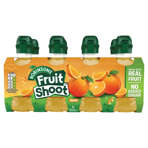 FRUITSHOOT ORNG LOW SUGAR 8PK
