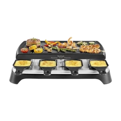 Gourmet-Set 8 Grillpfännchen Pierrade Raclette Antihaftbeschichtung 1350W