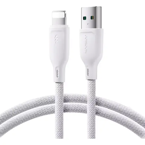 Joyroom Mehrfarben-Serie S-A34 USB-A / Lightning 3A Kabel 1m - weiß