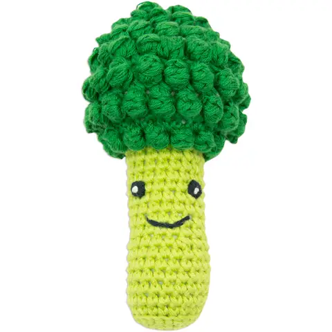 Weegoamigo Crochet Rattle Broccoli